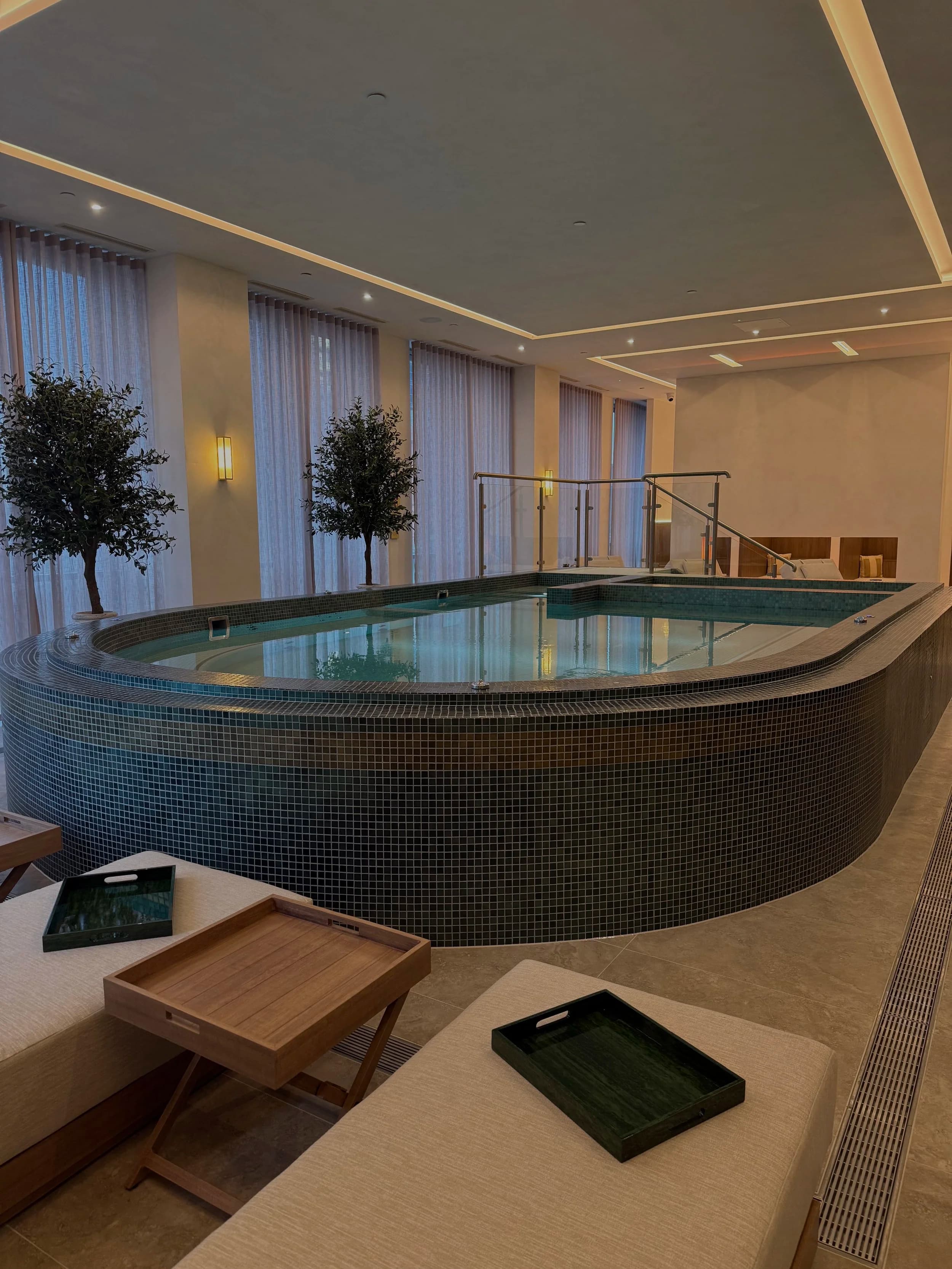 The Manchester spa pool at Embankment Exchange, Salford.